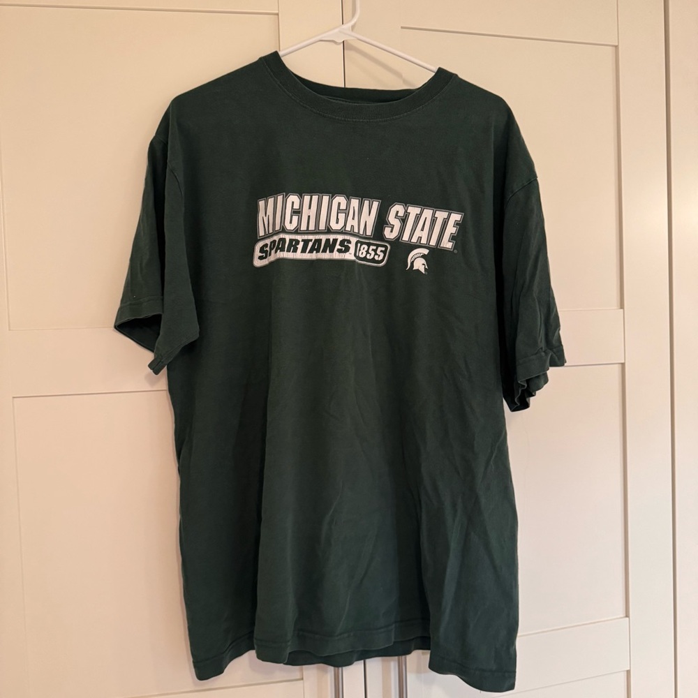 Michigan state spartan tee